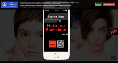 Desktop Screenshot of notturnobackstage.com